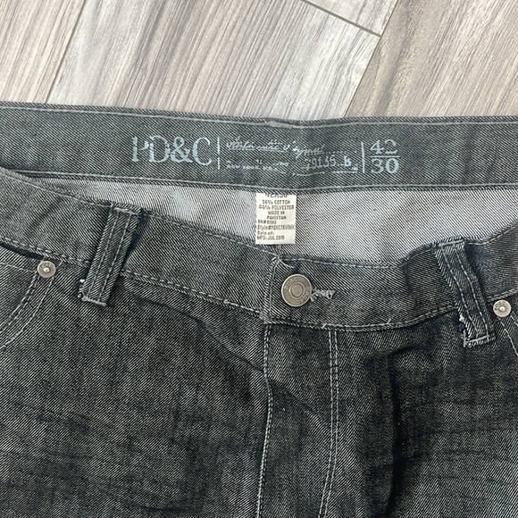 Men’s Dark Jeans Size 42x30 42/30 - Picture 2 of 4